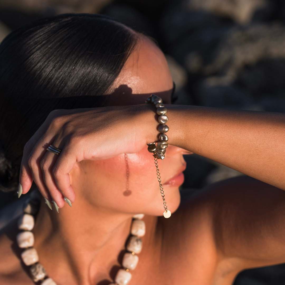 Verdant Freshwater Pearl Bracelet