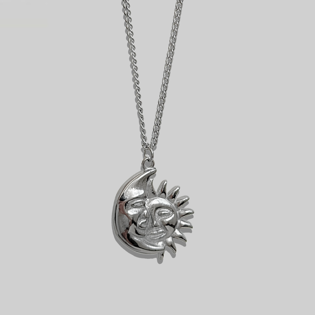 The Eclipse Necklace | Silver Hue