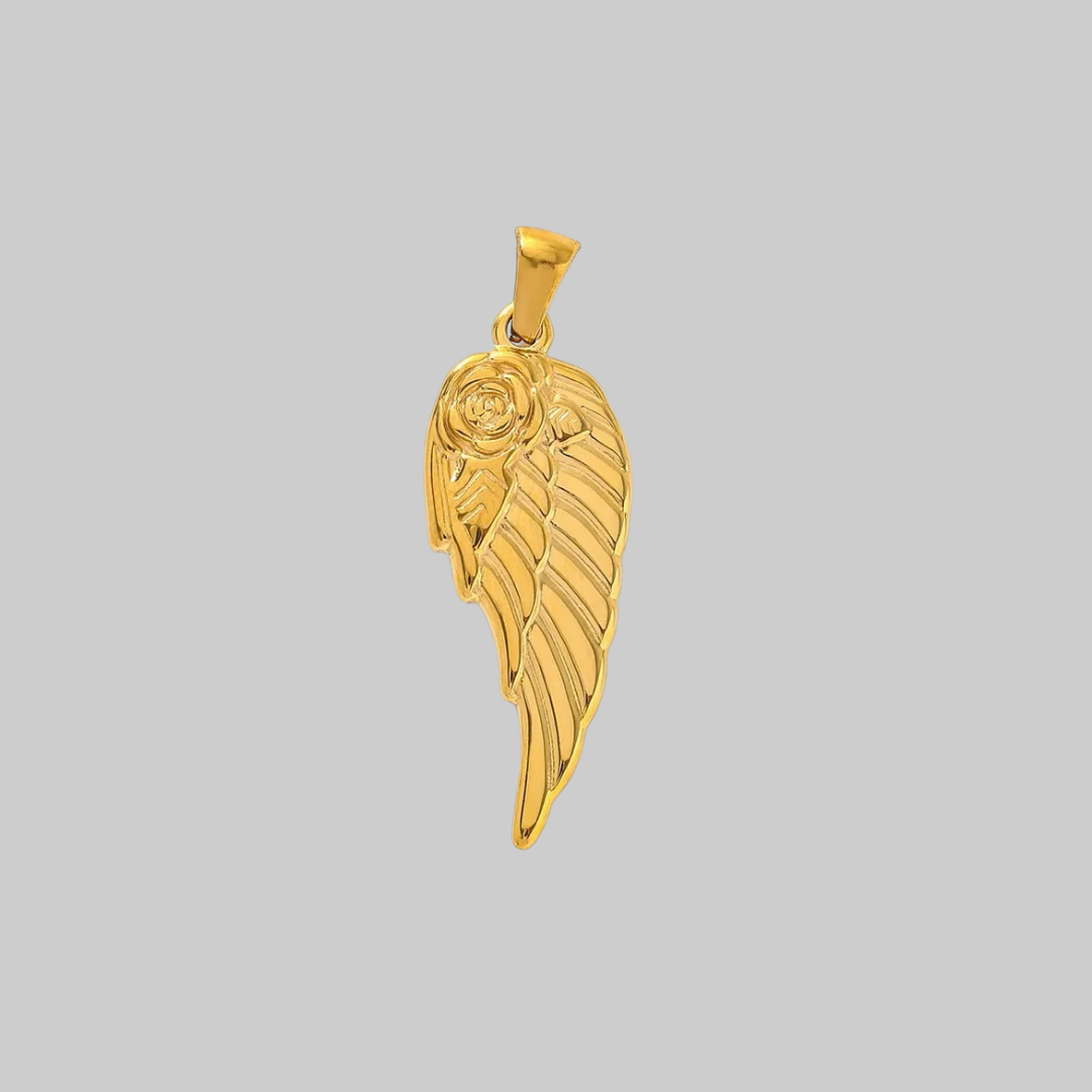 The Wing Statement Pendant | Gold Hue
