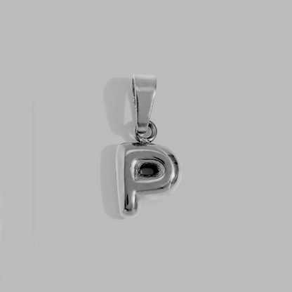 Bubble Letter Charms | Silver Hue