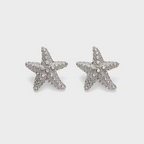 La Estrella Statement Earrings | Silver Hue