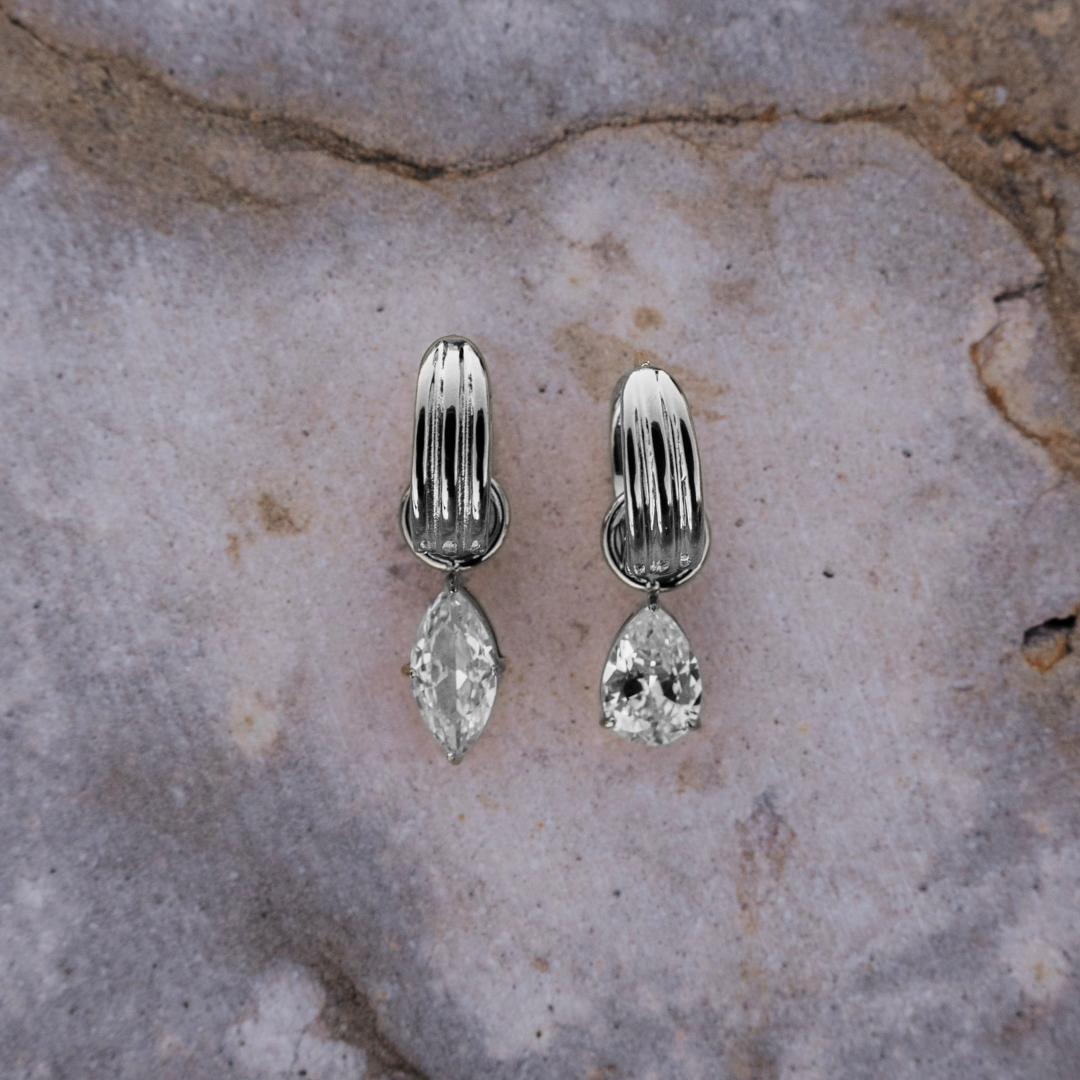 The Mismatched Muse Huggies | Silver Hue