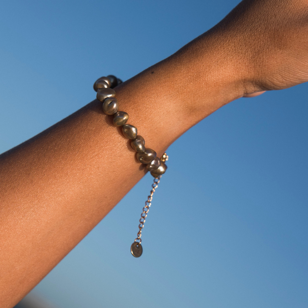 Verdant Freshwater Pearl Bracelet