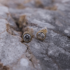 The Classic Bezel CZ Studs