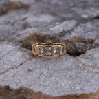 The Facet Eternity Band | Baguette