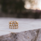 The Facet Eternity Band | Baguette