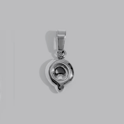 Bubble Letter Charms | Silver Hue
