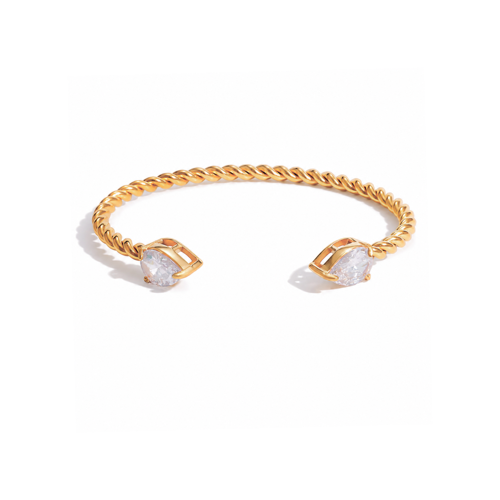 Pear Twist Bangle