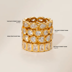 The Facet Eternity Band | Baguette