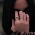 Quarry Marquise-Cut CZ Ring