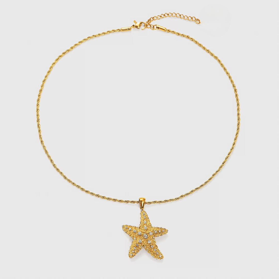 La Estrella Necklace | Gold Hue