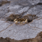 The Facet Eternity Band | Teardrop