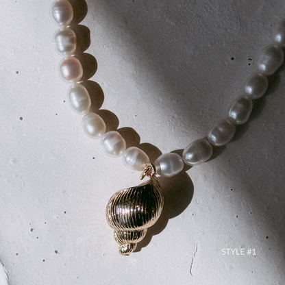 The Golden Hour Pearl Necklace - Limited Edition