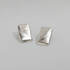 Dorothy Polished Earrings | Silver