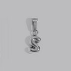 Bubble Letter Charms | Silver Hue
