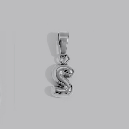 Bubble Letter Charms | Silver Hue