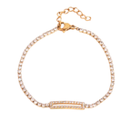 The Lumière Tennis Bracelet | Gold