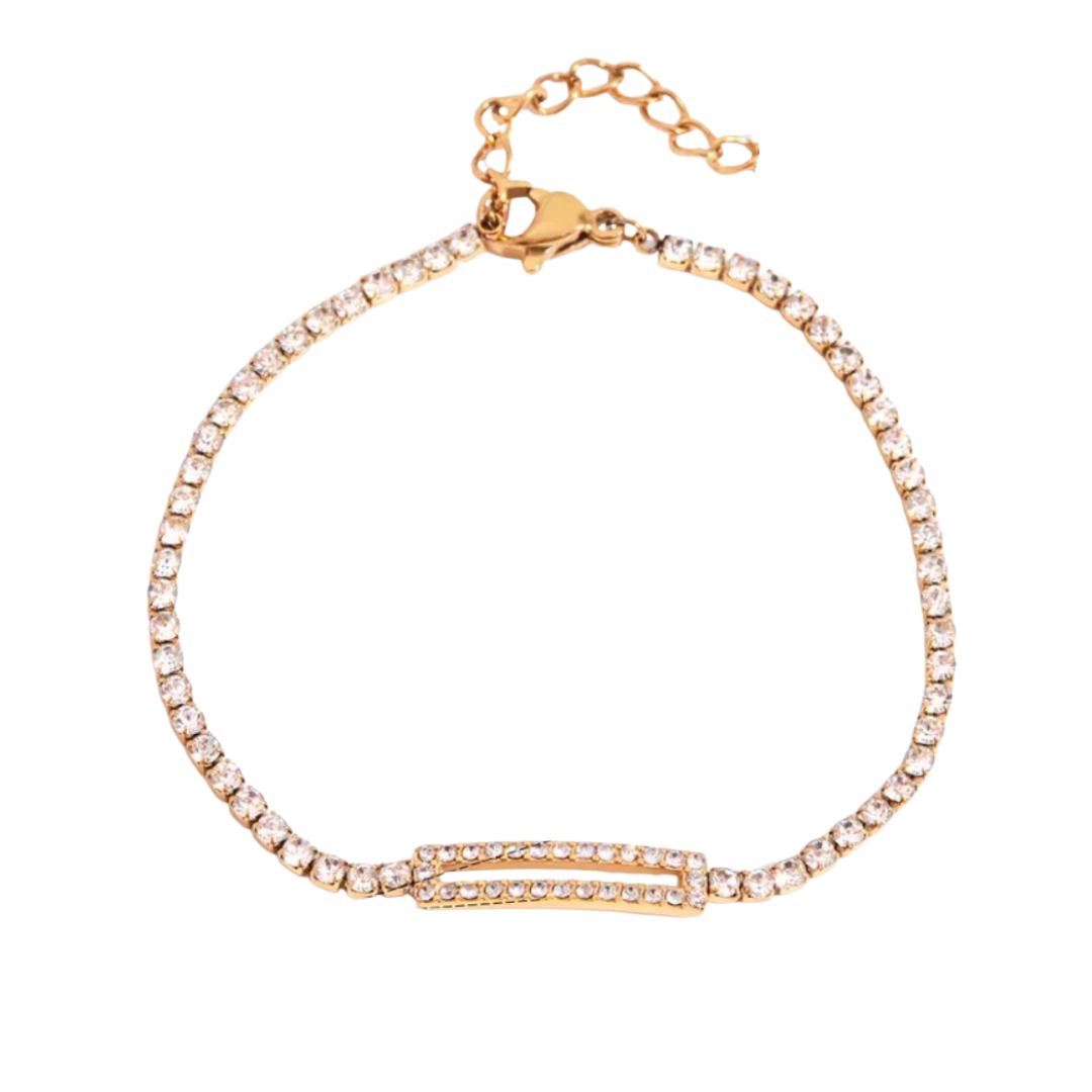 The Lumière Tennis Bracelet | Gold