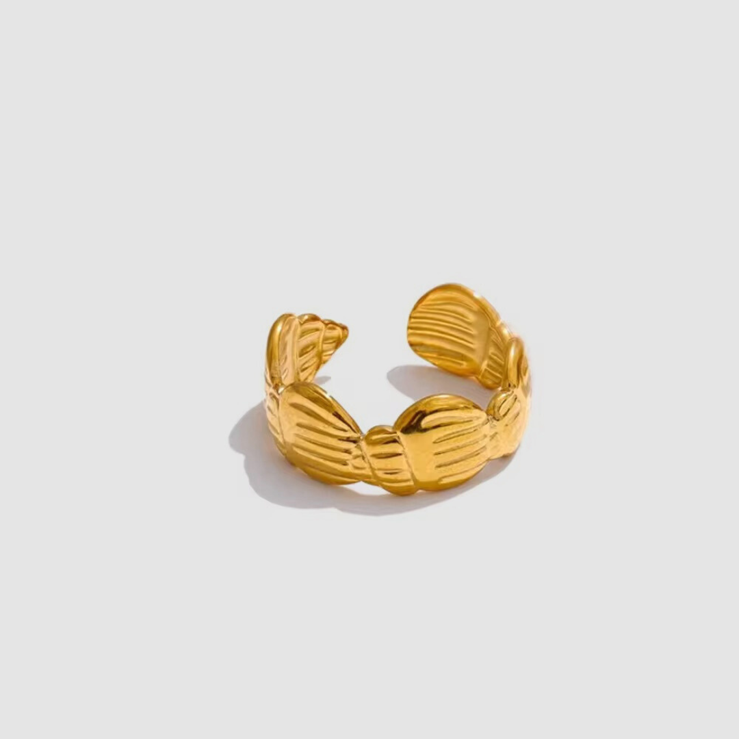 Mar de Oro Rings | La Concha Ring – The Solshine Jewelry Co.