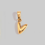 Bubble Letter Charms | Gold Hue