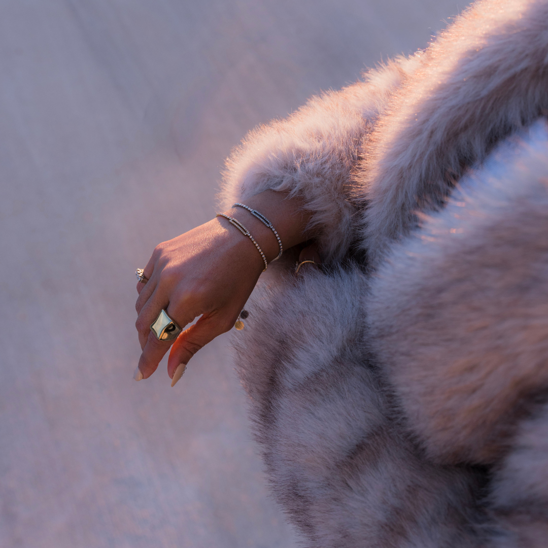 The Lumière Tennis Bracelet | Gold