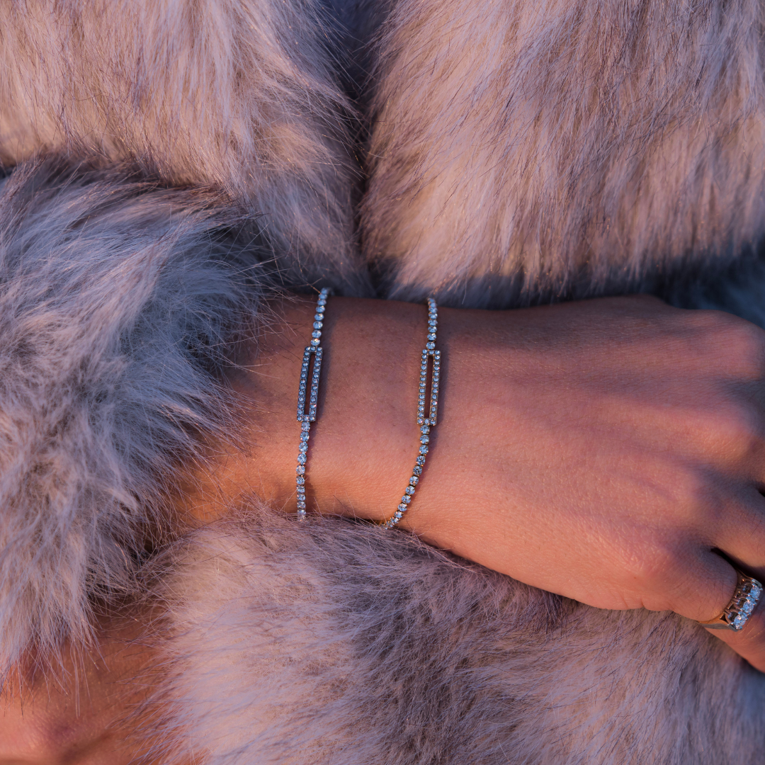 The Lumière Tennis Bracelet | Silver