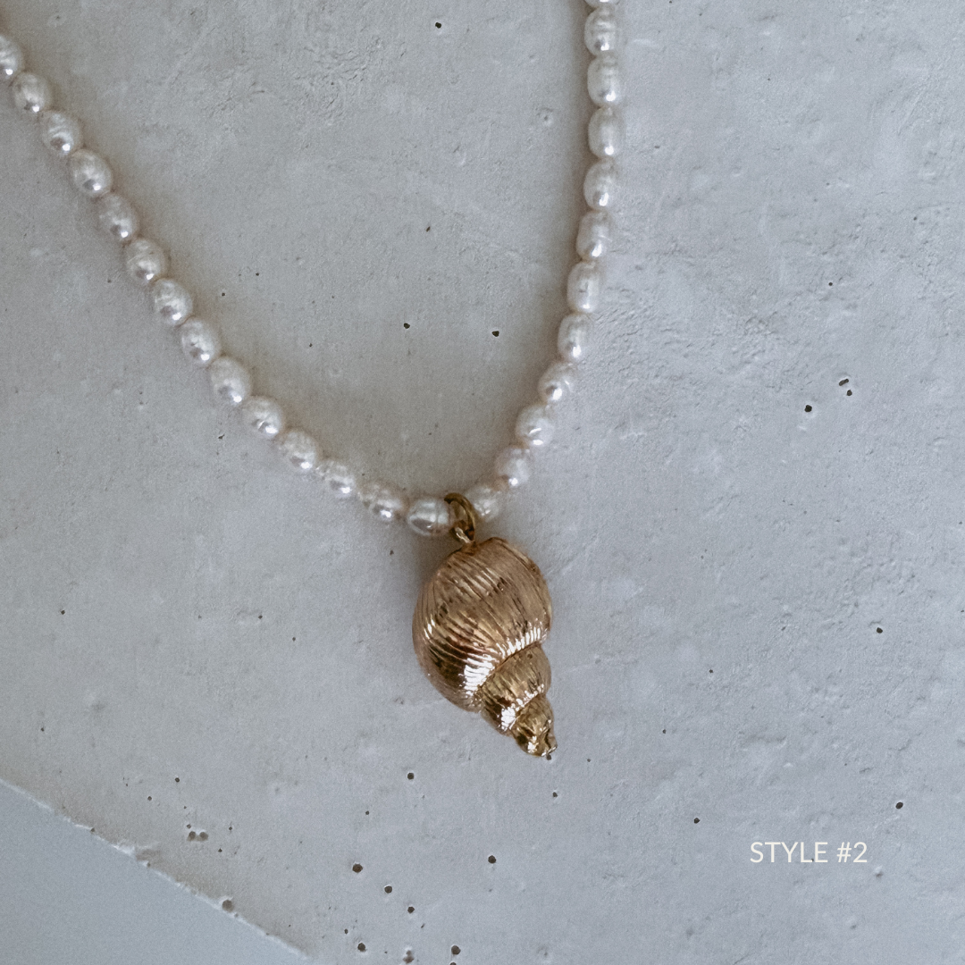 The Golden Hour Pearl Necklace - Limited Edition