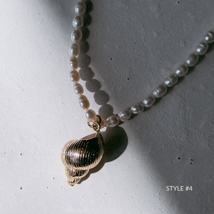 The Golden Hour Pearl Necklace - Limited Edition
