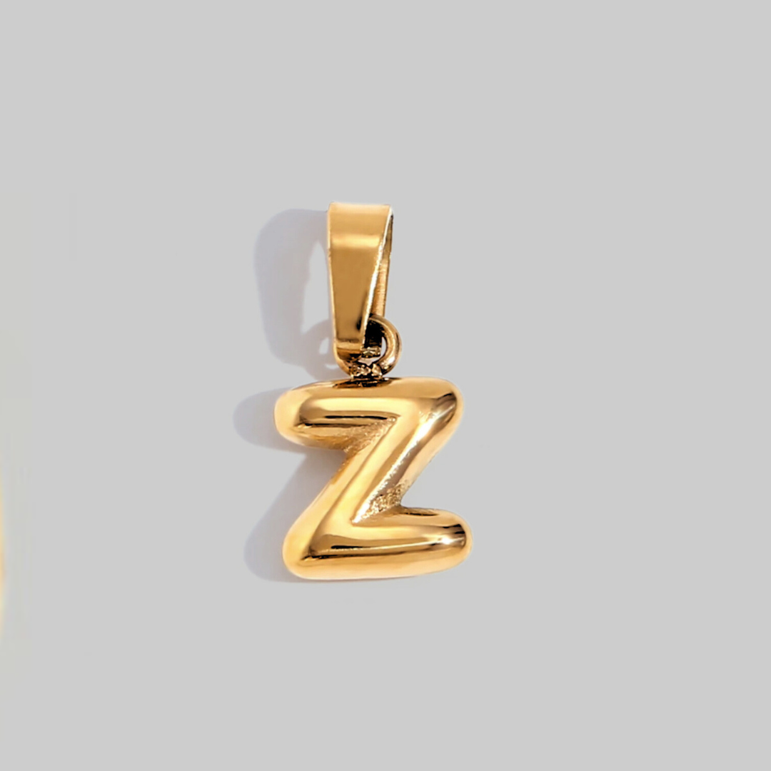 Bubble Letter Charms | Gold Hue