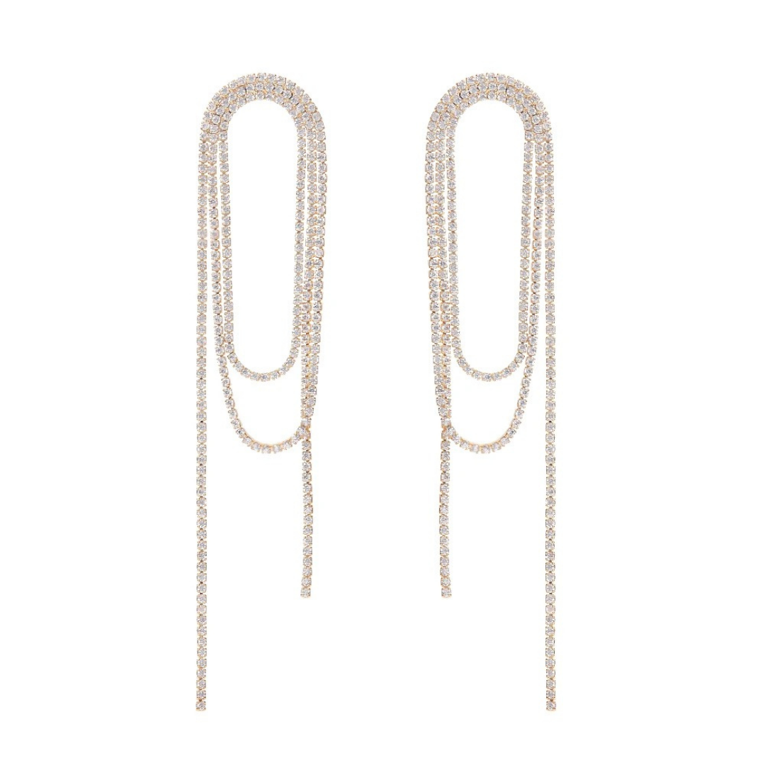 Cullinan Long CZ Earrings