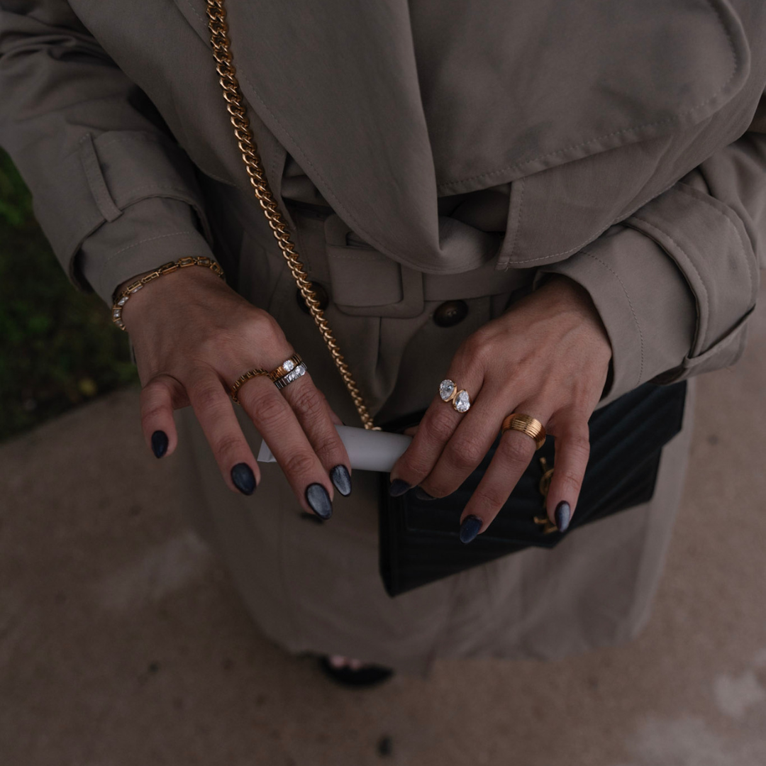 The Interval Ring | Gold Hue