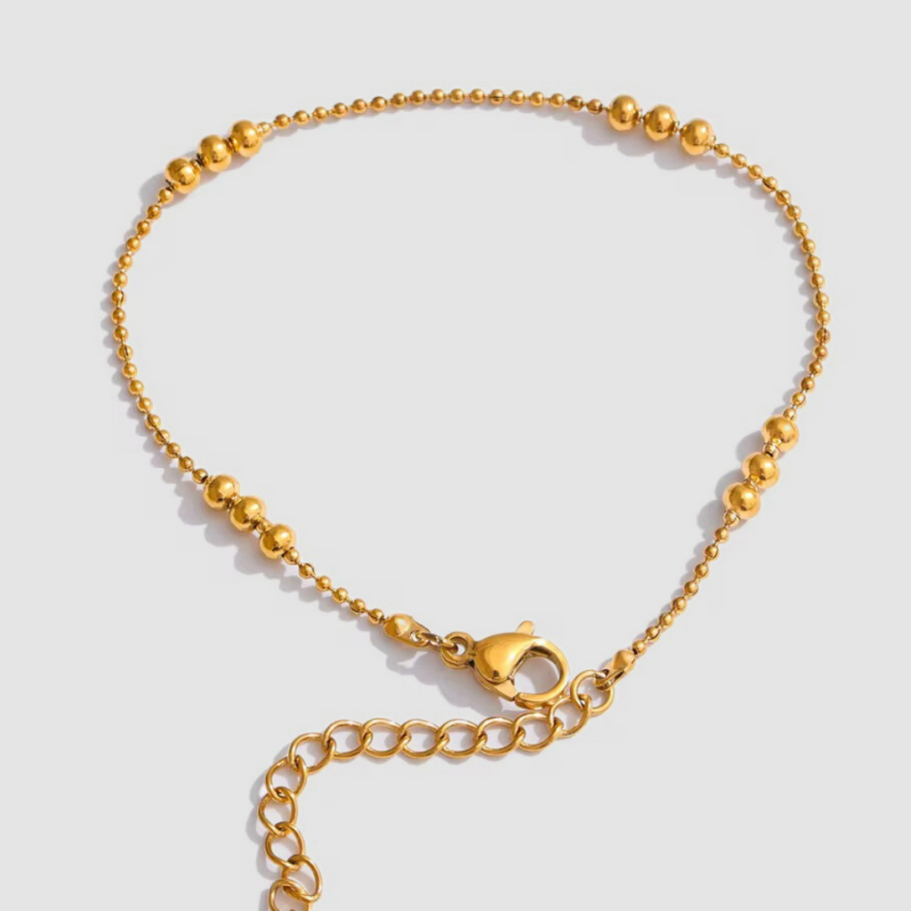 Mercedes Dainty Ball Chain Bracelet