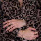 Reign Treat Heart Tennis Bracelet | Gold or Silver