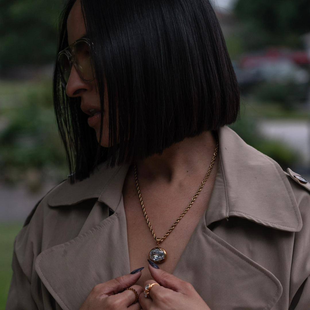 HER Necklace | Gold Hue