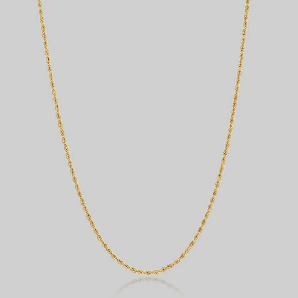 French Rope Necklace | Gold Hue