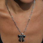 Custom Pendant Necklace | Silver Hue