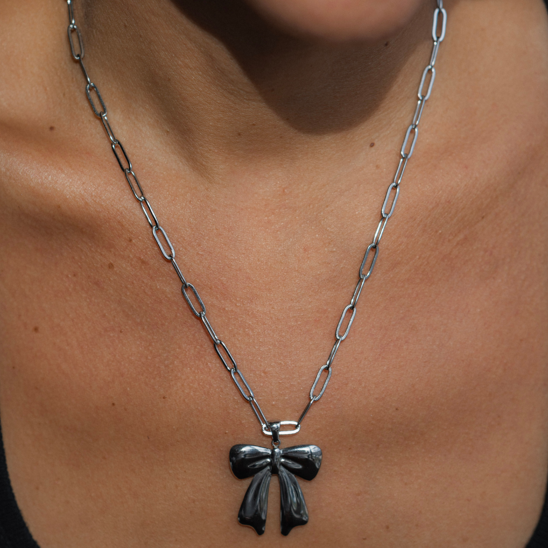 Custom Pendant Necklace | Silver Hue