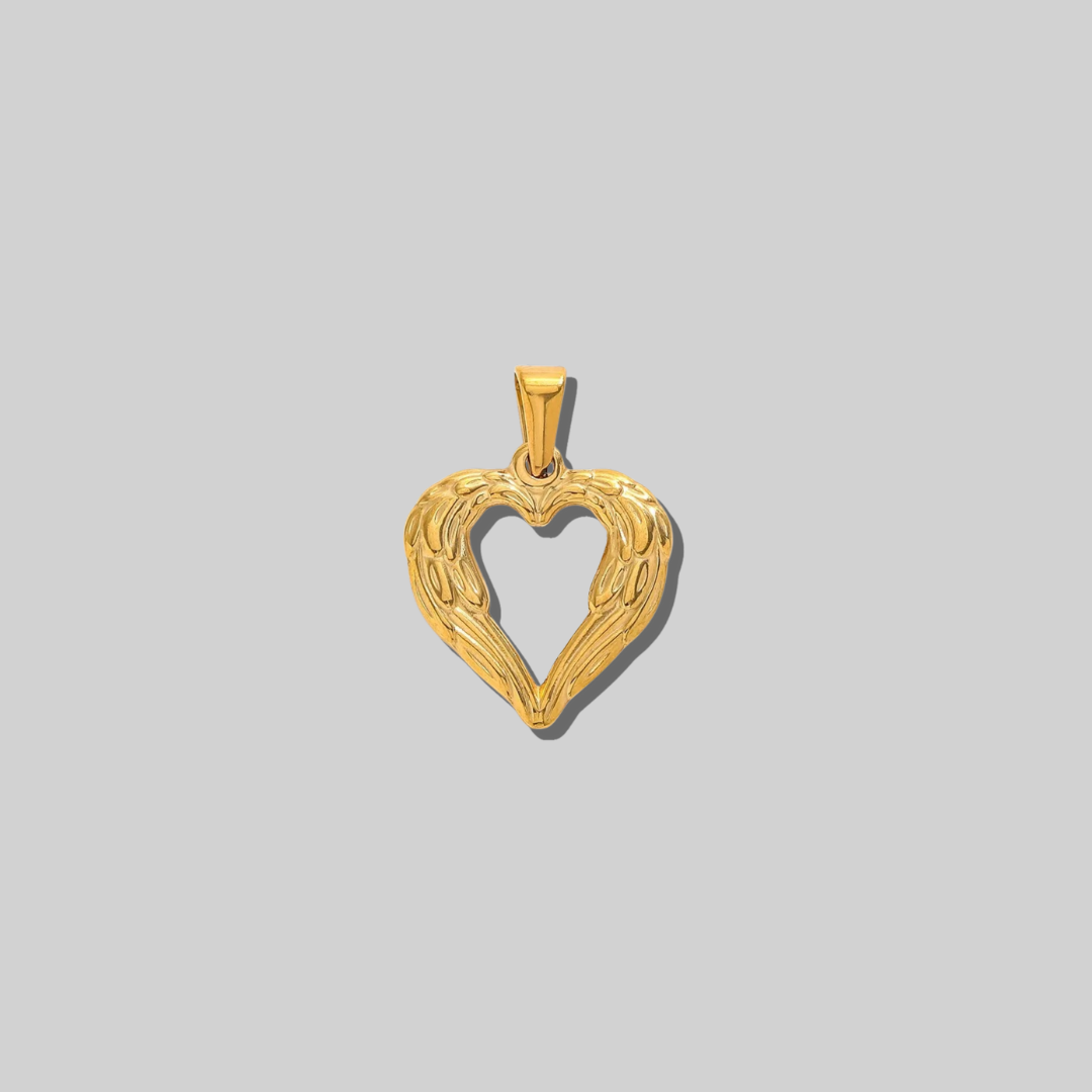 Two-Wing Heart Pendant