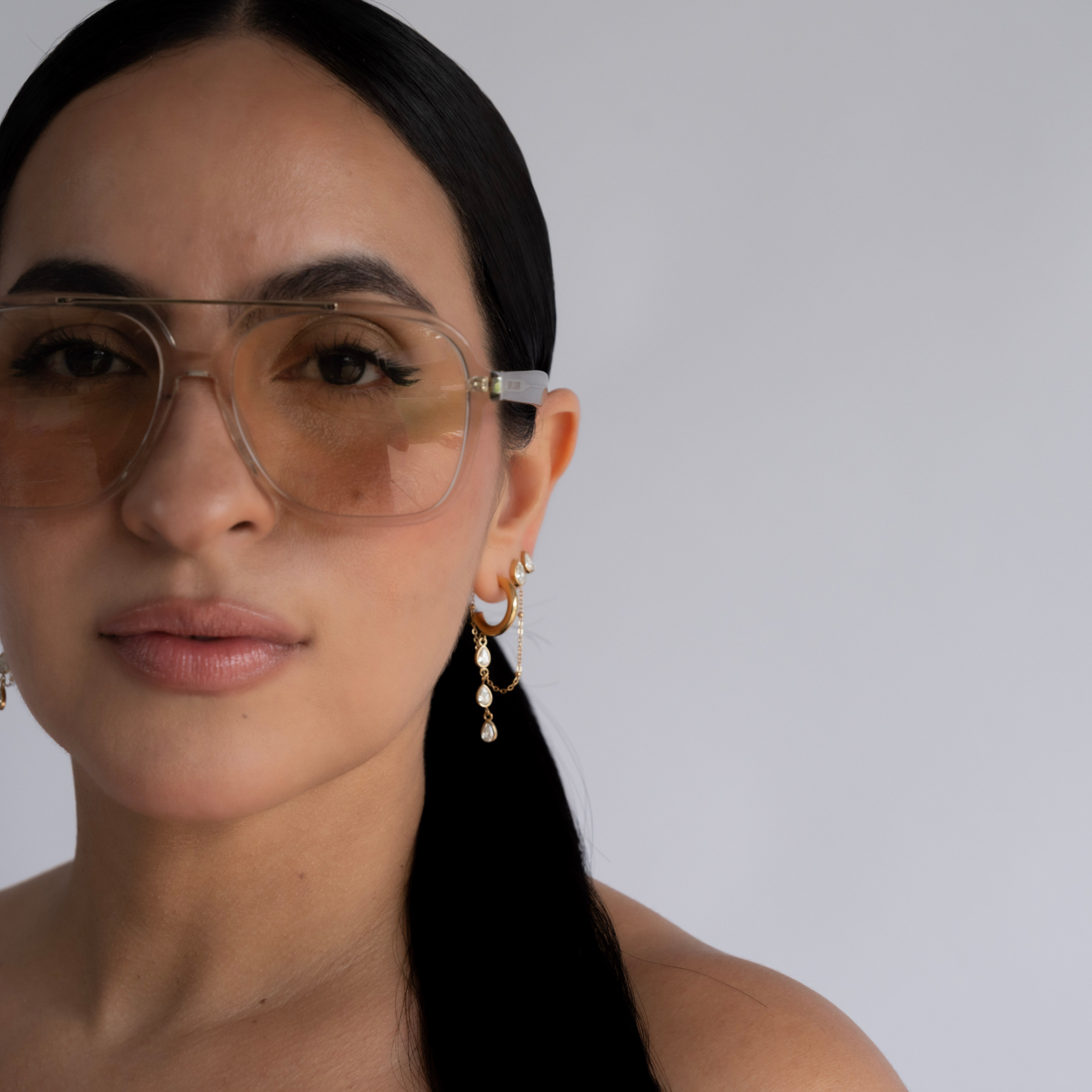 The Pear Cut Earring Set