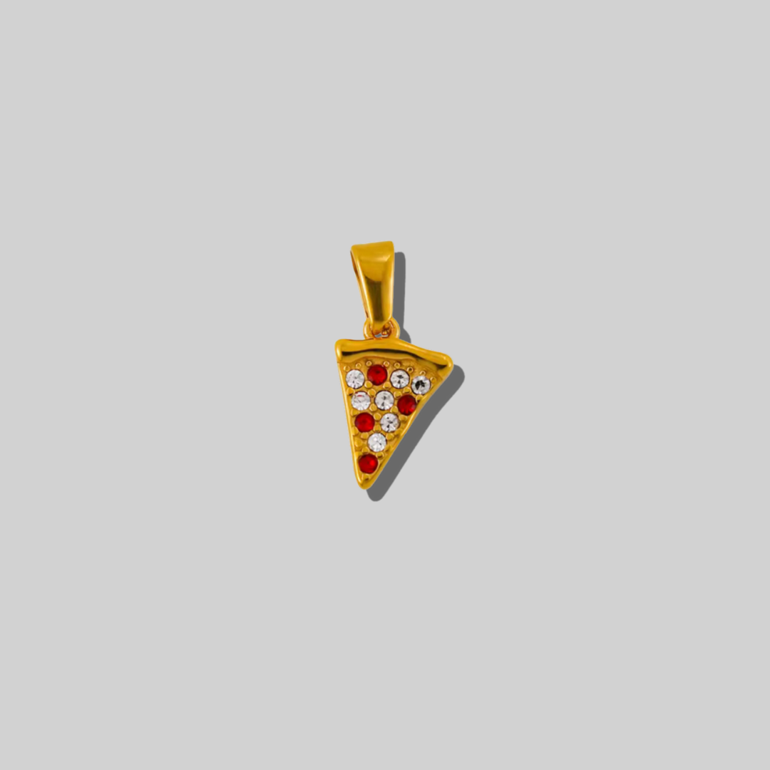 Pizza Charm | Gold Hue