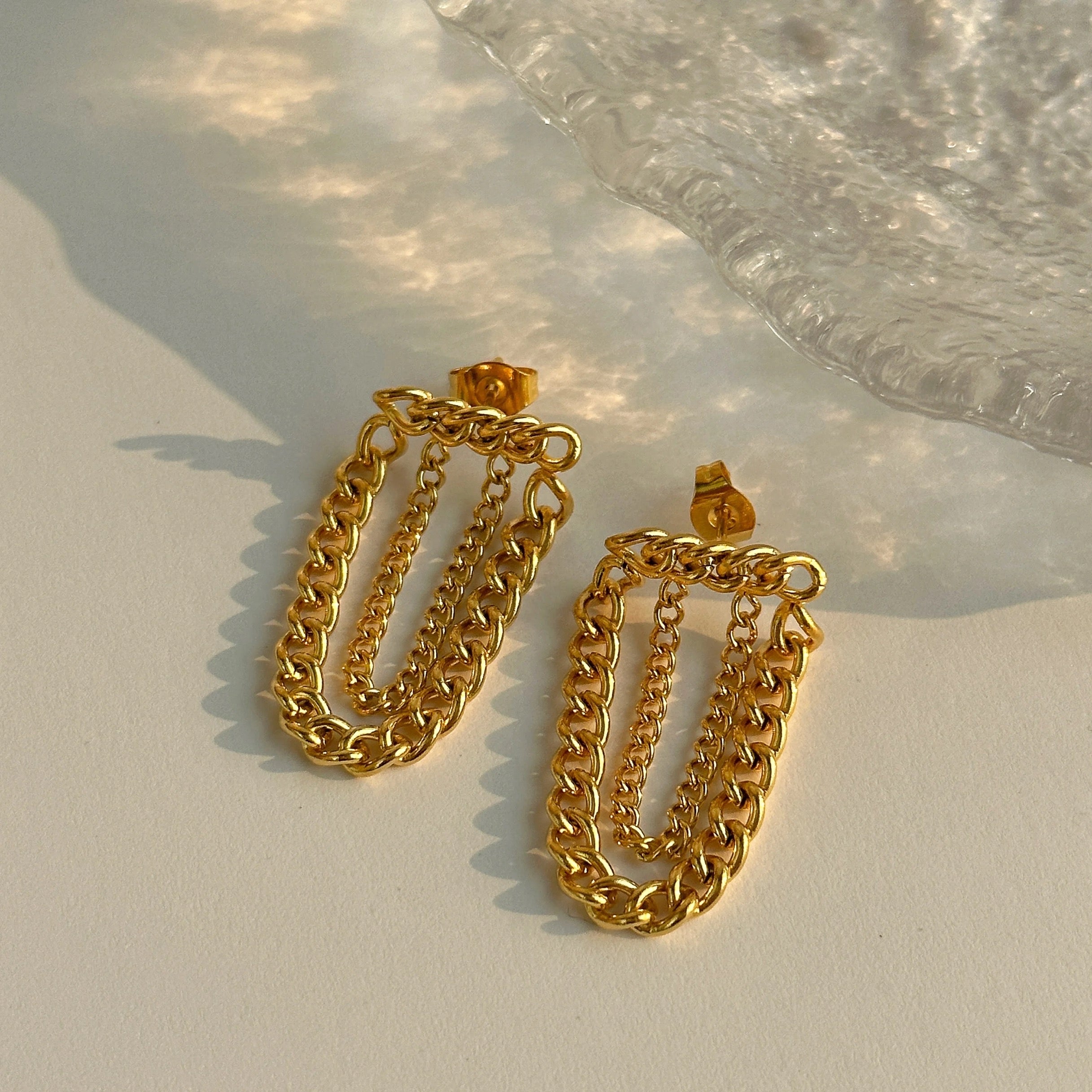 Bentley Drop Chain Earrings