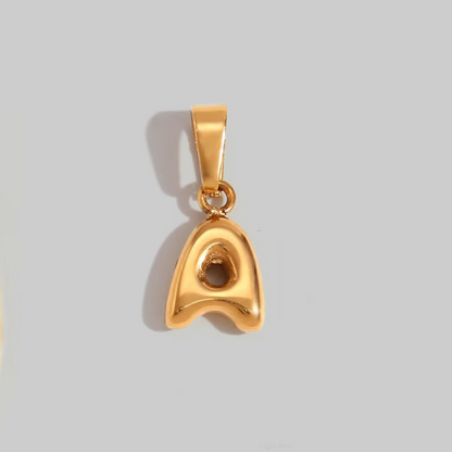Bubble Letter Charms | Gold Hue