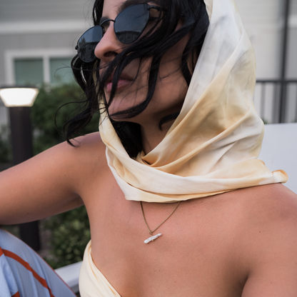 NEW: Horizontal Biwa Pearl Necklace