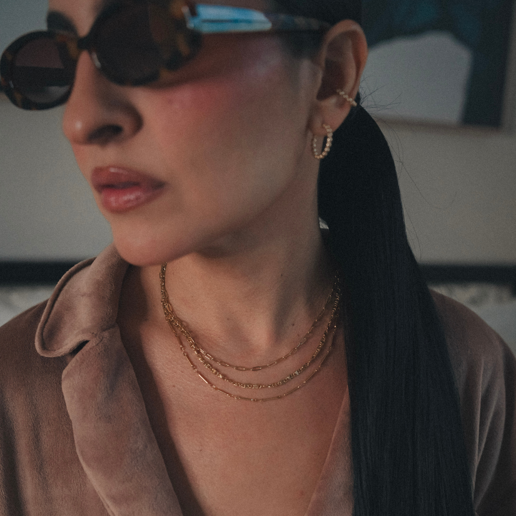 Leah Large Beaded Cuff Earring