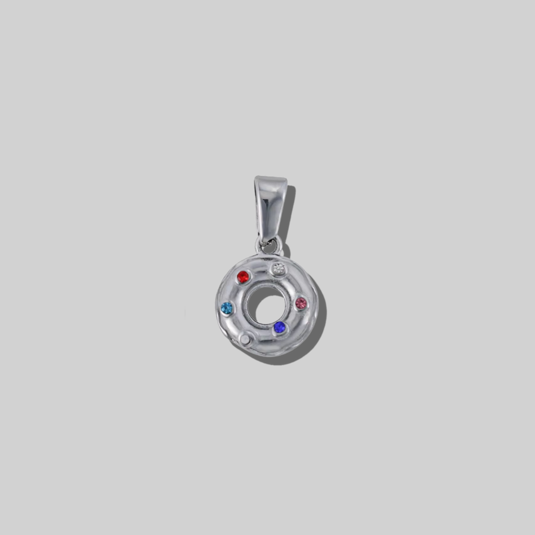 Donut Charm | Silver Hue