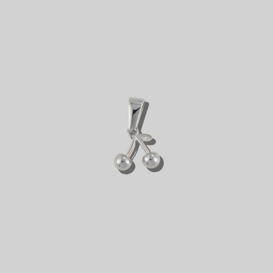 The Cherries Charm | Silver Hue