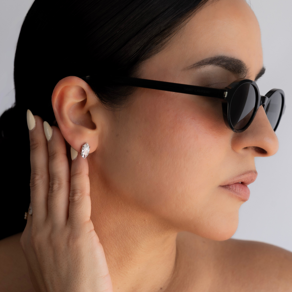 Marquise Studs | Gold