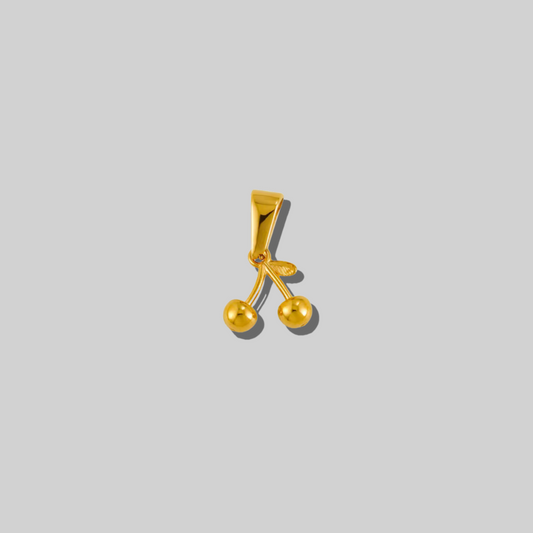 The Cherries Charm |  Gold Hue
