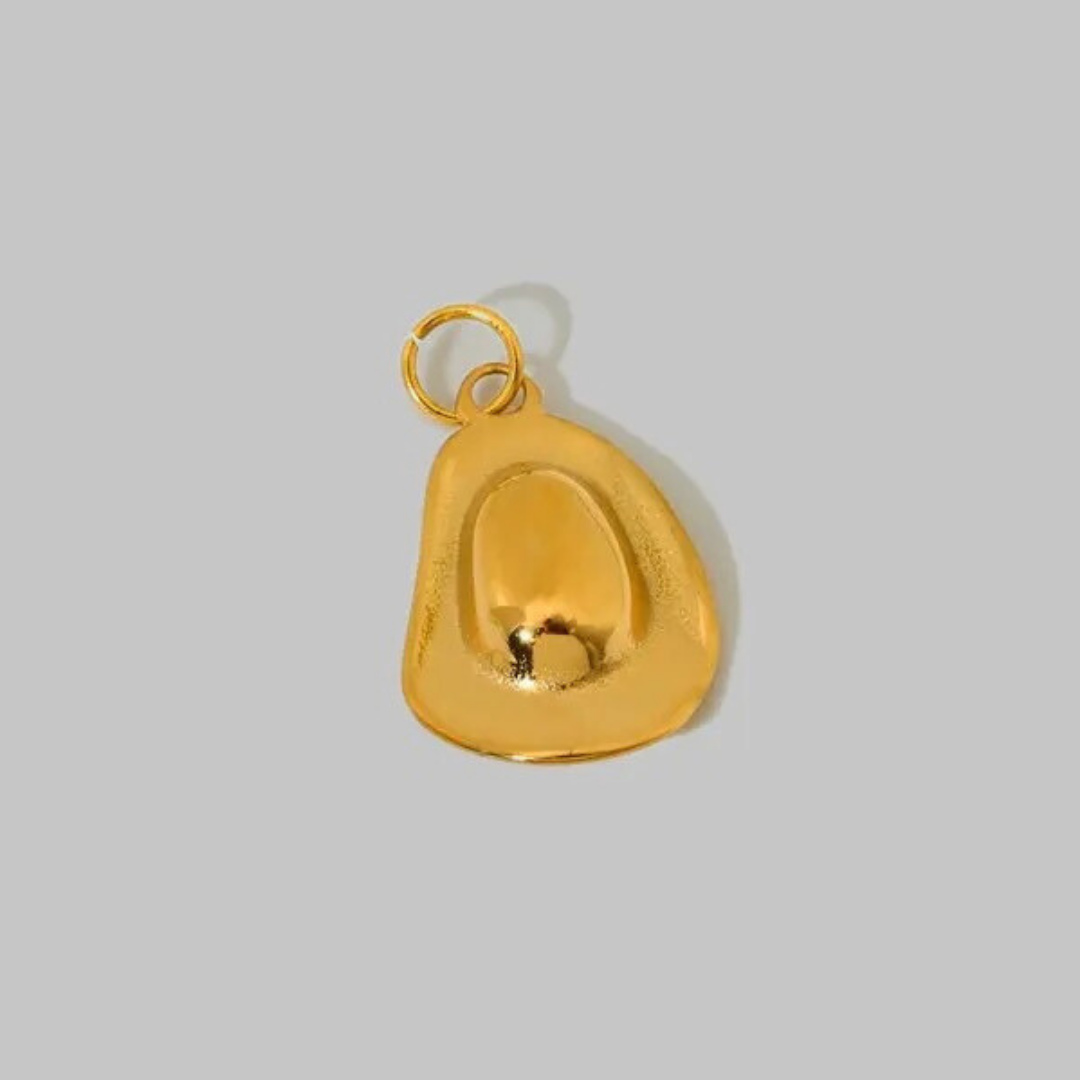 Cowboy Hat Charm | Gold Hue