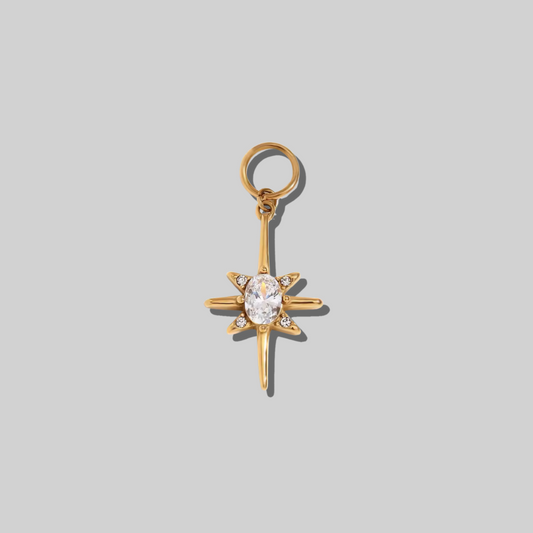 CZ Burst Pendant